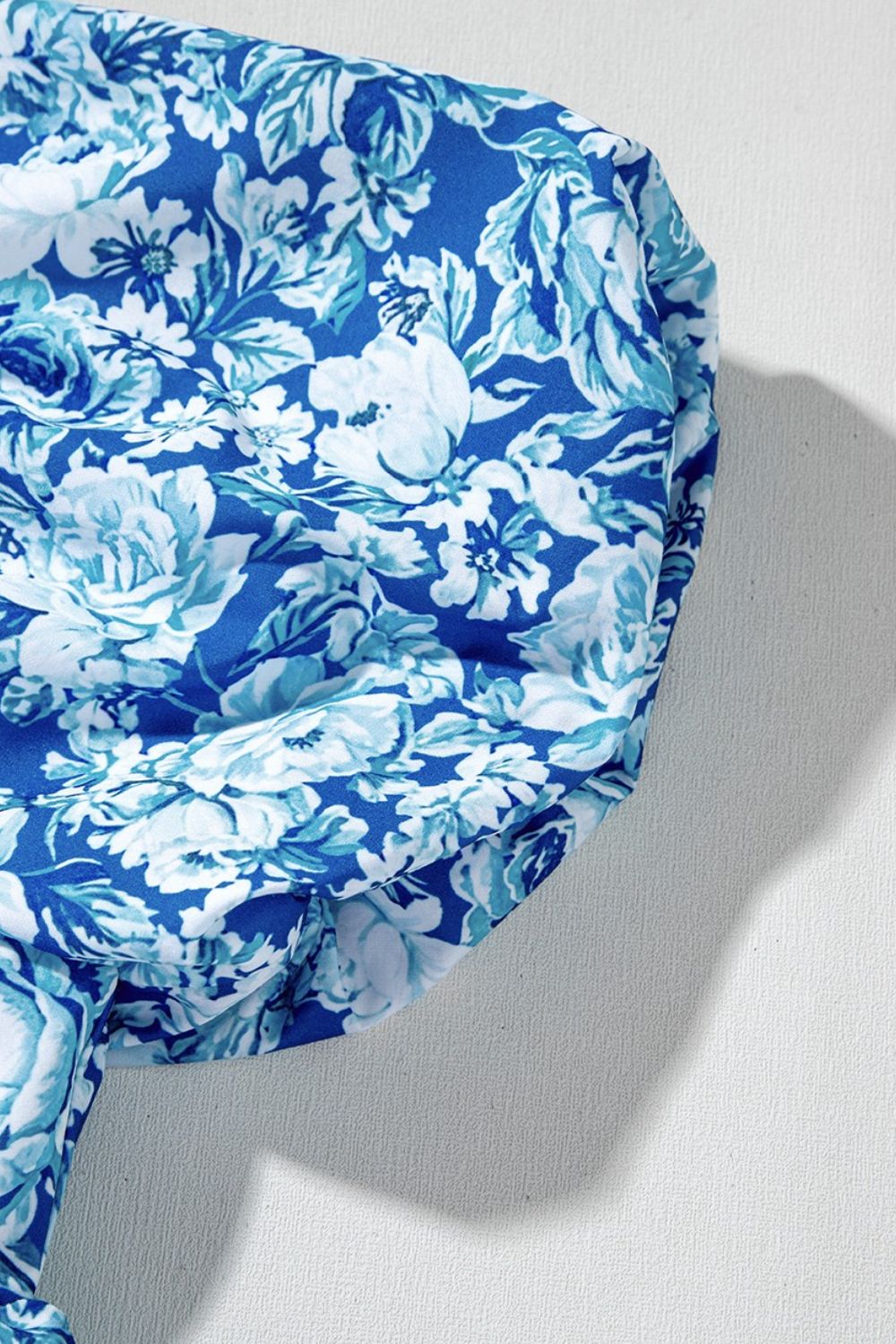 Floral Puff Sleeve Babydoll Mini Dress