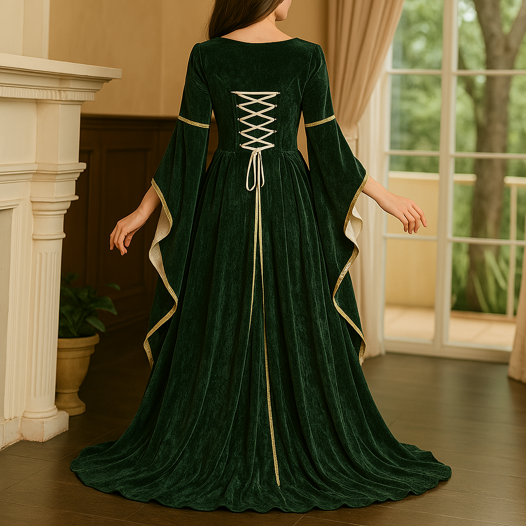 Medieval Velveteen Court Dressre