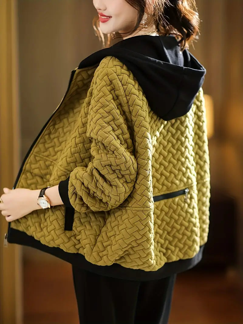 MIRELLE GESTEPPTE KAPUZENJACKE