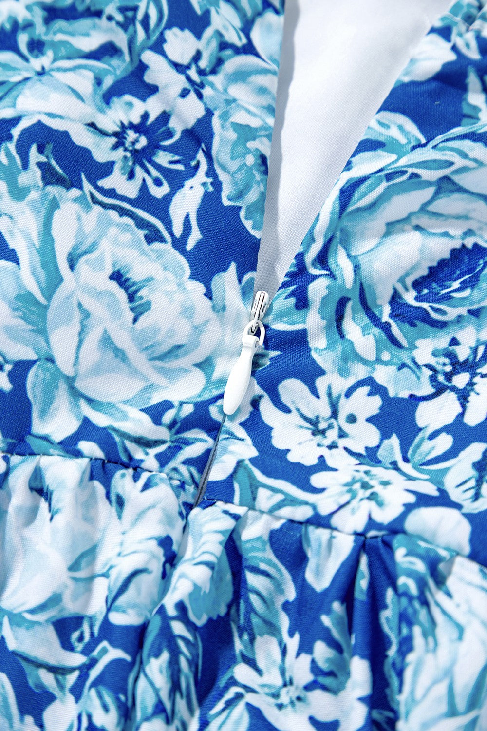 Floral Puff Sleeve Babydoll Mini Dress