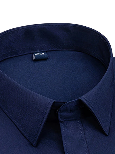 Ezra – Elegantes Schmal Geschnittenes Hemd Mit Knöpfen