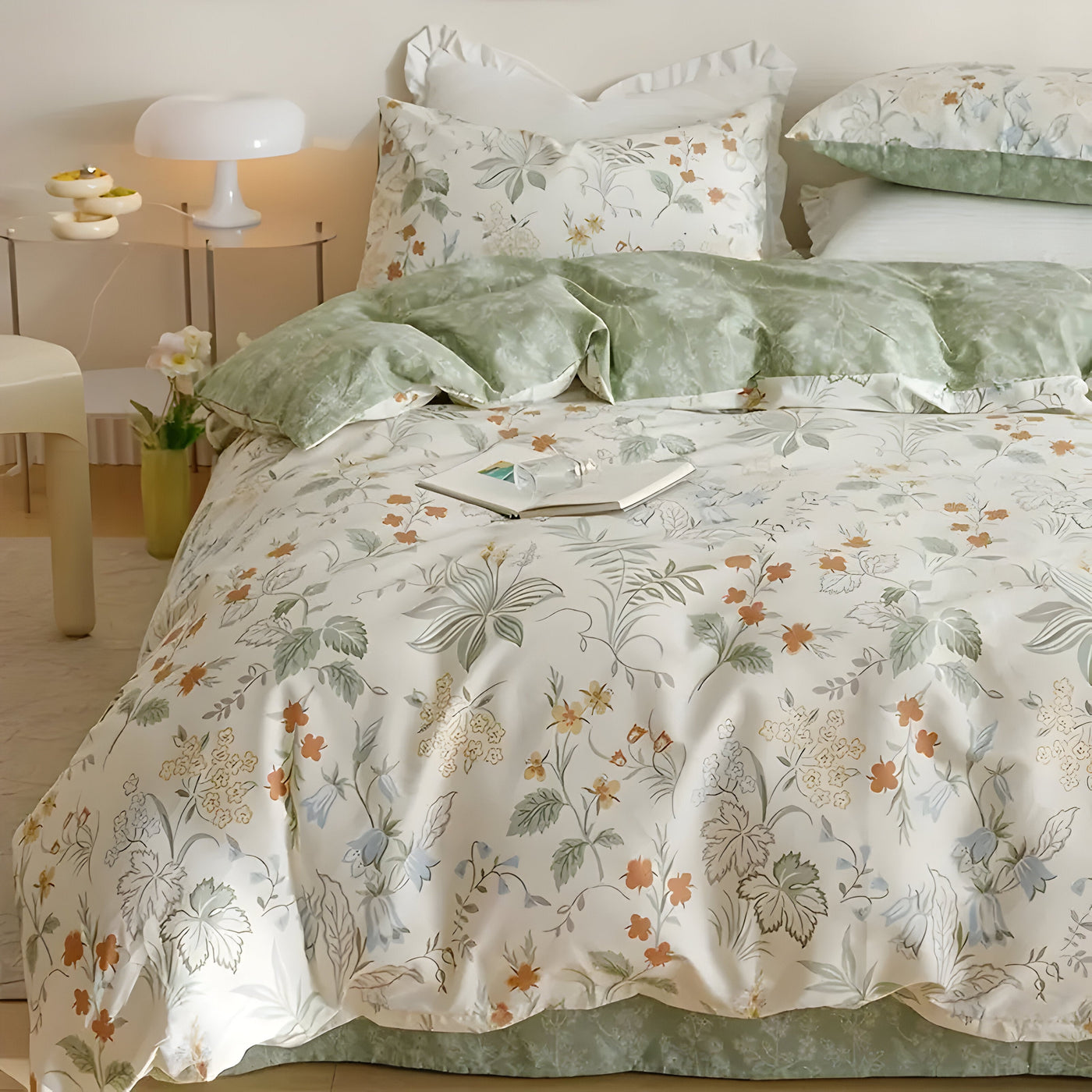 Florales Bettdecken-Set – 3-teilig, Weich und Hochwertig | Perfekt für alle Jahreszeiten