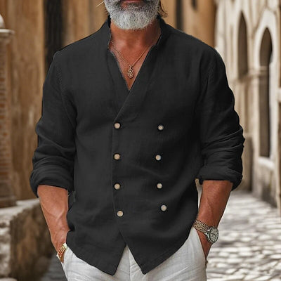 Classic Pirate Style Cotton Shirt