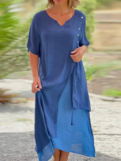 Elissana – das asymmetrische Midikleid für Alltag, Urlaub und sonnige Stunden