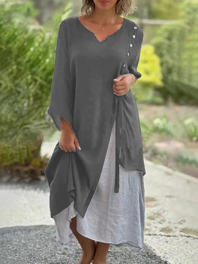 Elissana – das asymmetrische Midikleid für Alltag, Urlaub und sonnige Stunden