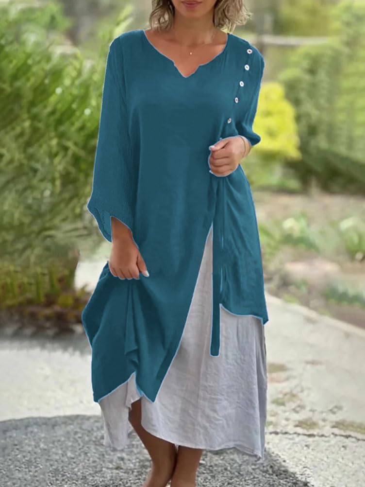 Elissana – das asymmetrische Midikleid für Alltag, Urlaub und sonnige Stunden