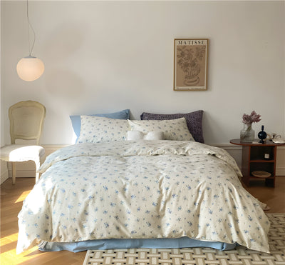 LushPetal Set – Elegantes Florales Bettwäsche-Set