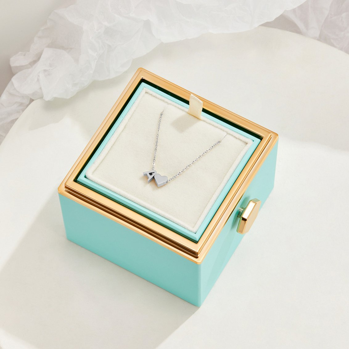 Ewige Liebe & Brief Silberhalskette