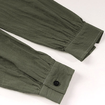 Pirate Style Lace-Up Poet Blouse