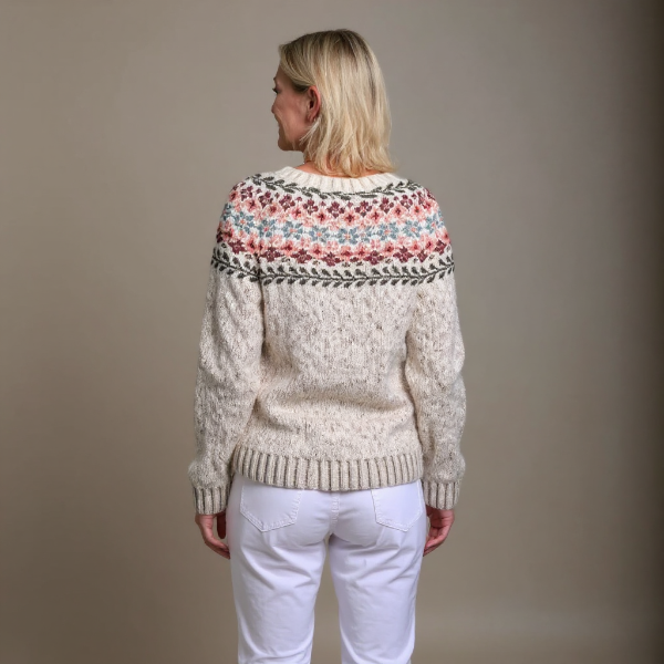 Claudiaa - Handge Fertigt Woll Pullover