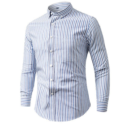 Men's Oktoberfest Striped Cotton Shirt