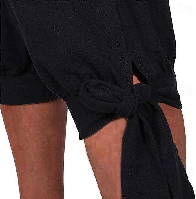 Retro Style Pirate Cropped Pants