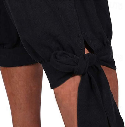 Retro Style Pirate Cropped Pants