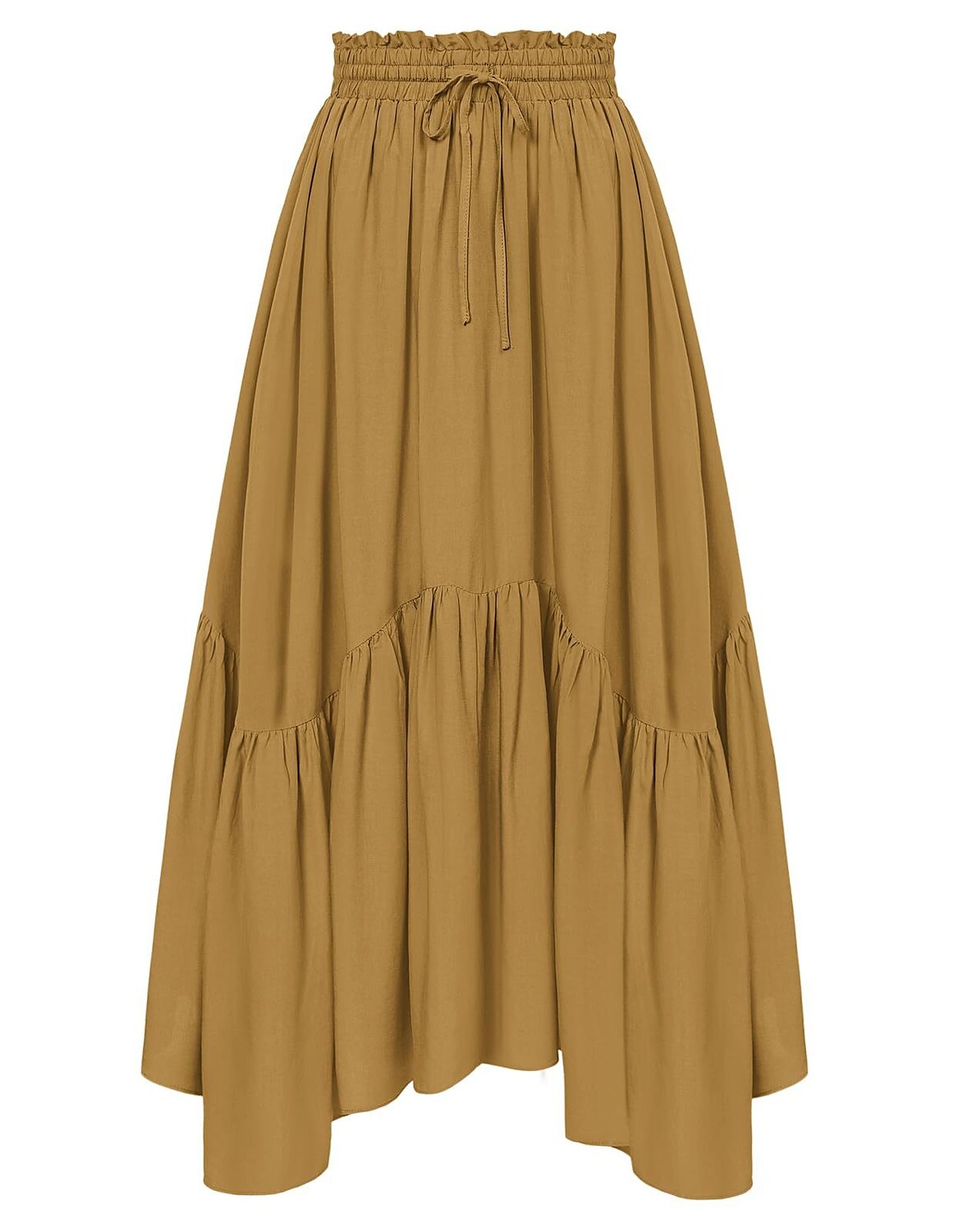 Renaissance High Waist Maxi Skirts with Pockets