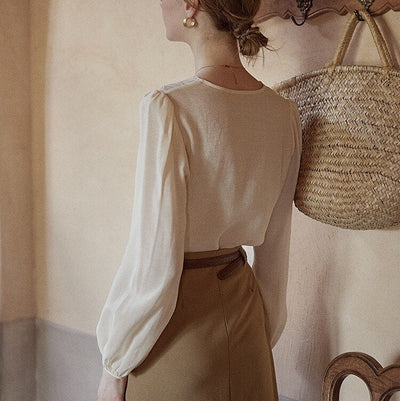 Victorian Style Embroidery Blouse