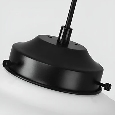 Hängelampe aus Milchglas – Vintage Design mit Geometrischem Glas