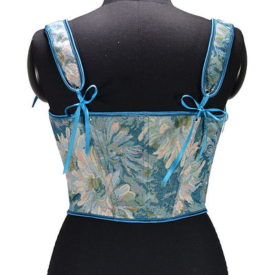 Renaissance Style Lace Design Corset Vest Bustier