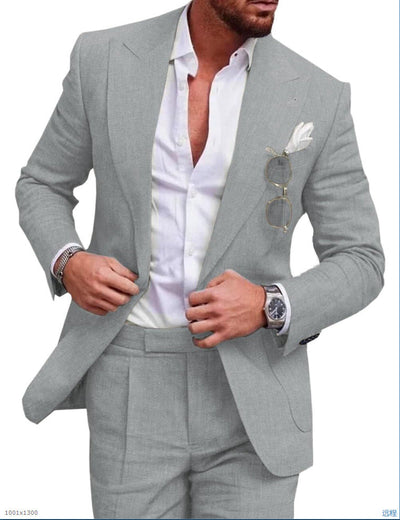 Herren Einreihig Formell Hochzeitsgast Anzug Set | Zweiteiliges Set