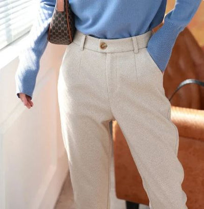 Lia von Eleganza | Stilvolle Winter-Wollhosen für jeden Anlass