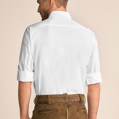 Men's Oktoberfest Solid Color Cotton Shirt