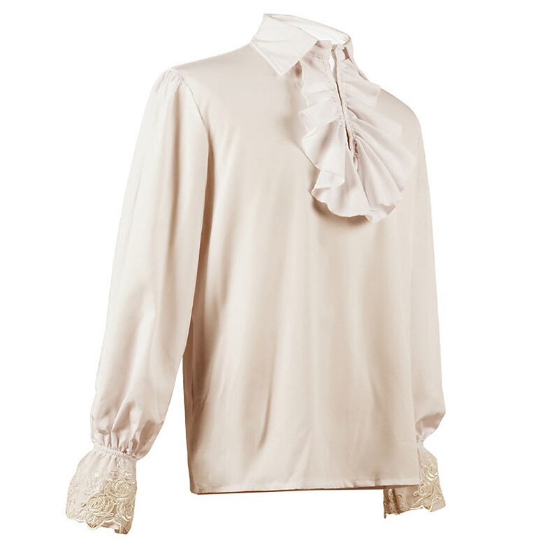 Victorian Style Flounced Shirt for Masquerade Event