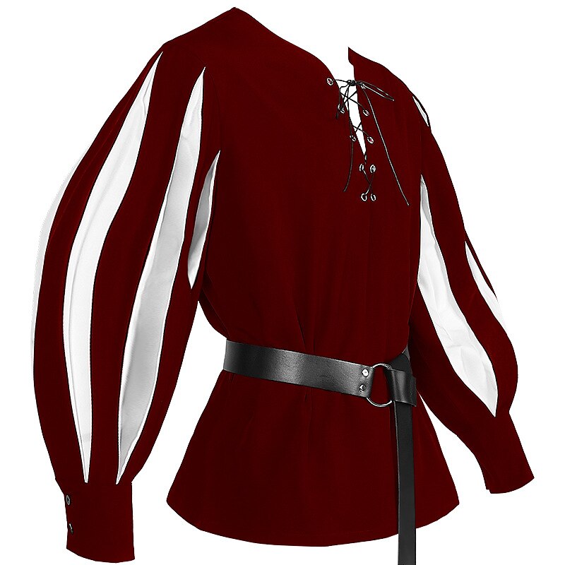 Landsknecht Renaissance Shirt Slashed Sleeve Tunic
