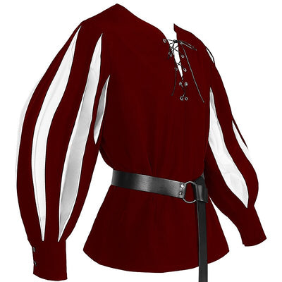 Landsknecht Renaissance Shirt Slashed Sleeve Tunic