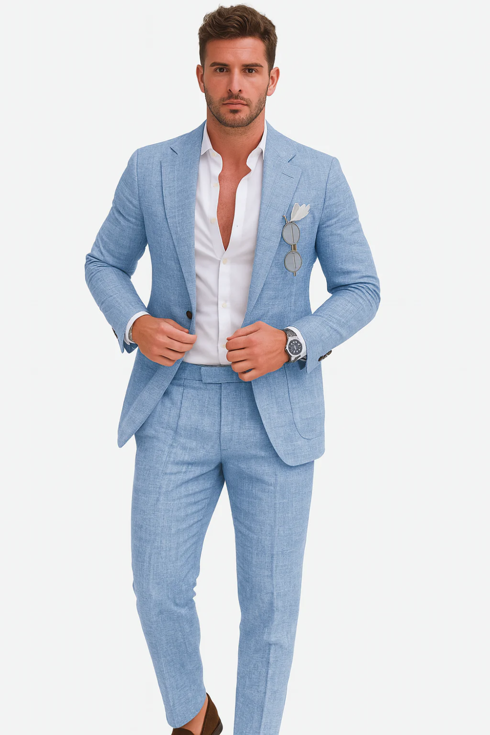 Herren 2-teiliges Anzug-Set für Hochzeitsgäste | Hochzeits