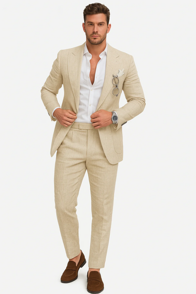 Herren 2-teiliges Anzug-Set für Hochzeitsgäste | Hochzeits