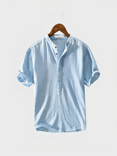 Herren bequemes Urlaubshemd | Kurzarm