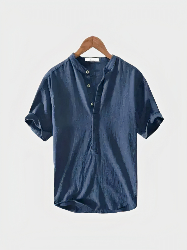 Herren bequemes Urlaubshemd | Kurzarm