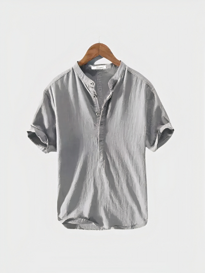 Herren bequemes Urlaubshemd | Kurzarm