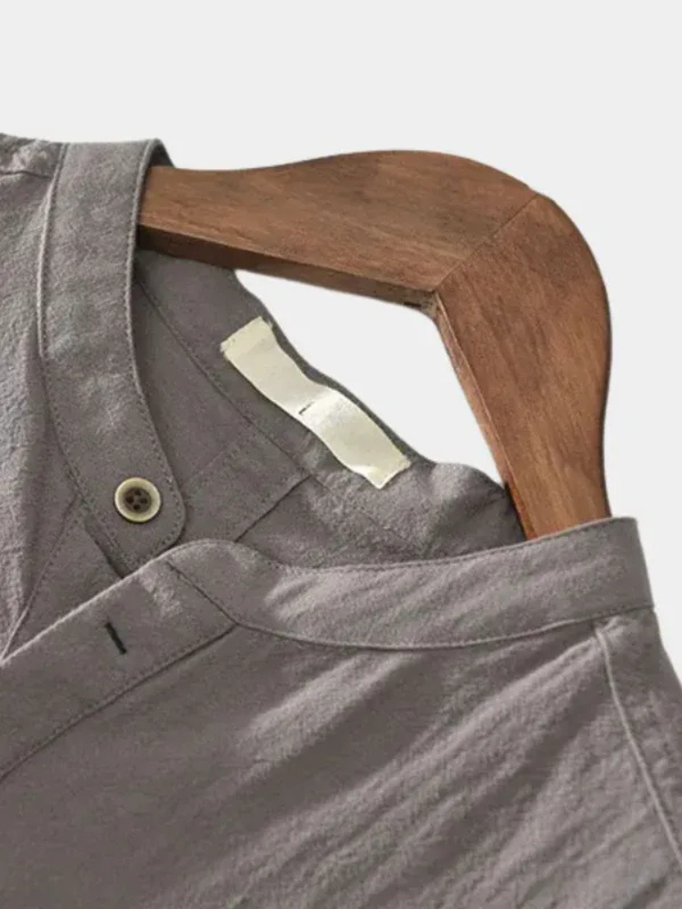 Herren bequemes Urlaubshemd | Kurzarm