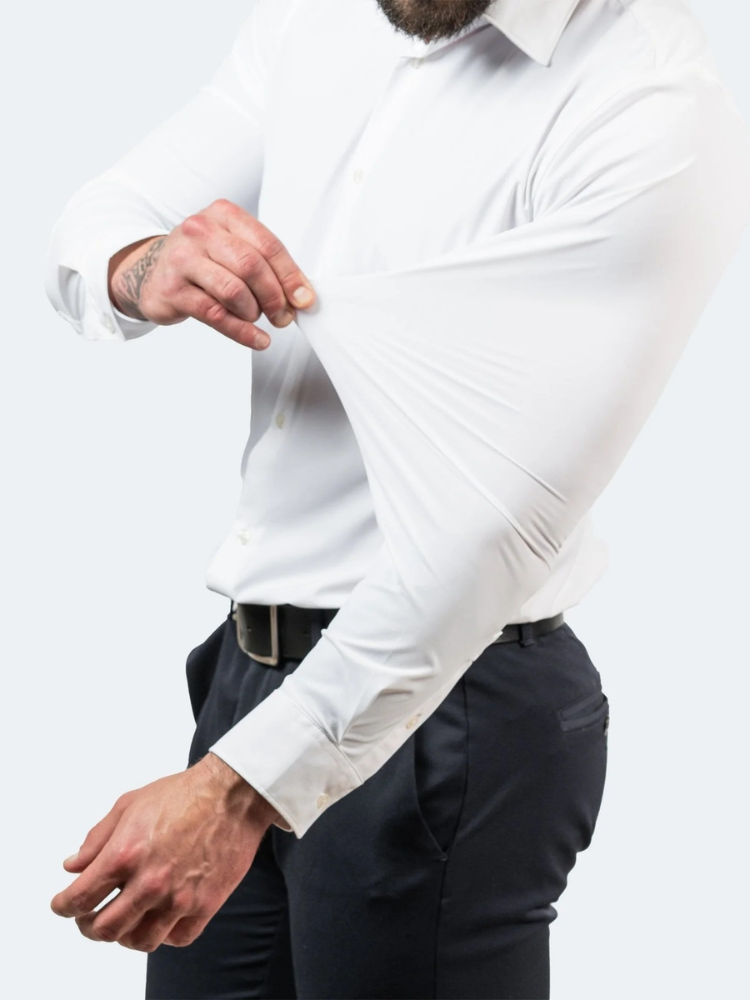 Herren bügelfreies Businesshemd | Langarm