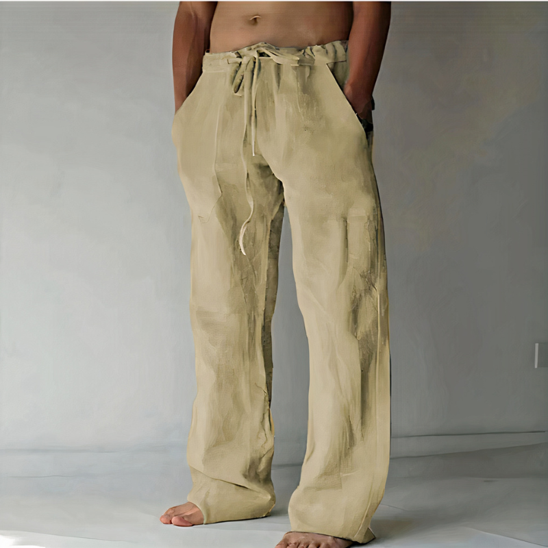 Herren elegante Strandhosen | Lang