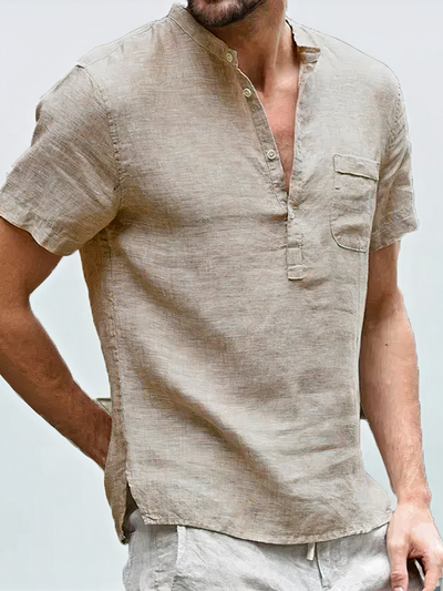 Herren elegantes zeitloses Hemd | Kurzarm