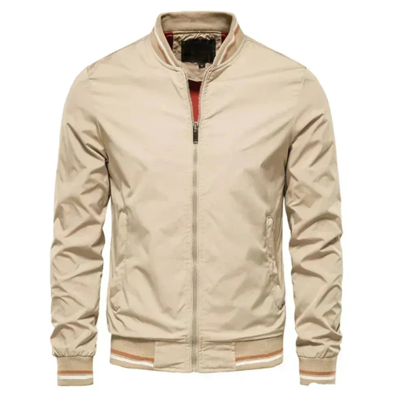 Herren klassische Sommer-Bomberjacke | Zipper