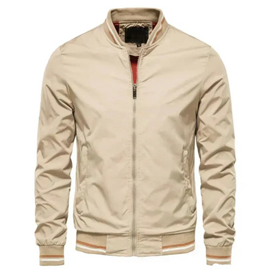 Herren klassische Sommer-Bomberjacke | Zipper