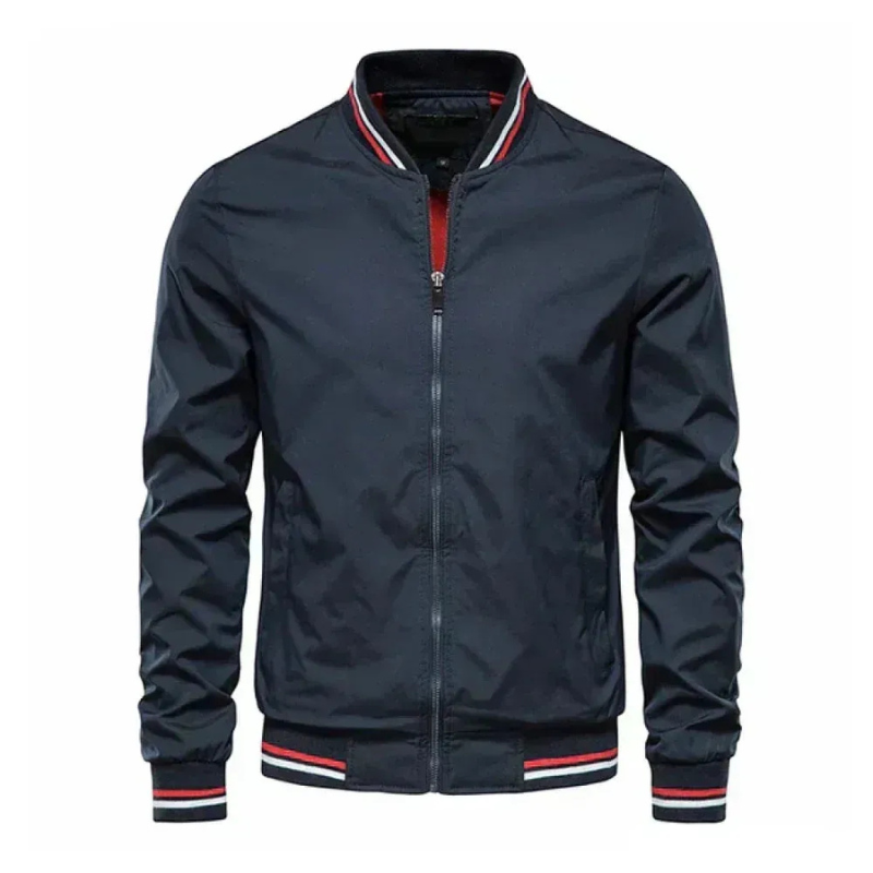 Herren klassische Sommer-Bomberjacke | Zipper
