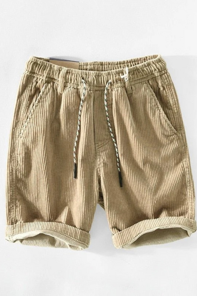 Herren lässige kurze Cordhosen | Sommer