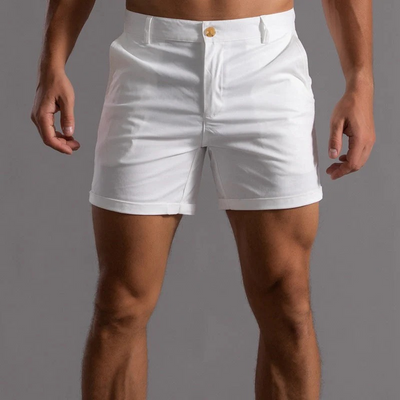 Herren lässige Shorts mit schmaler Passform | Kurze
