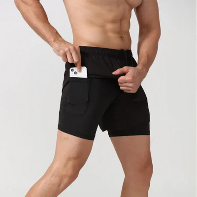 Herren-Laufshorts mit Handytasche | Sportlich