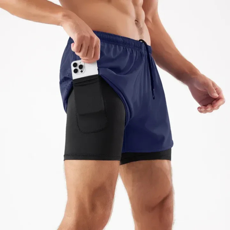 Herren-Laufshorts mit Handytasche | Sportlich
