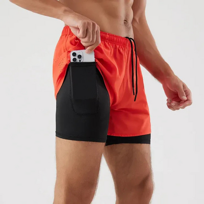Herren-Laufshorts mit Handytasche | Sportlich