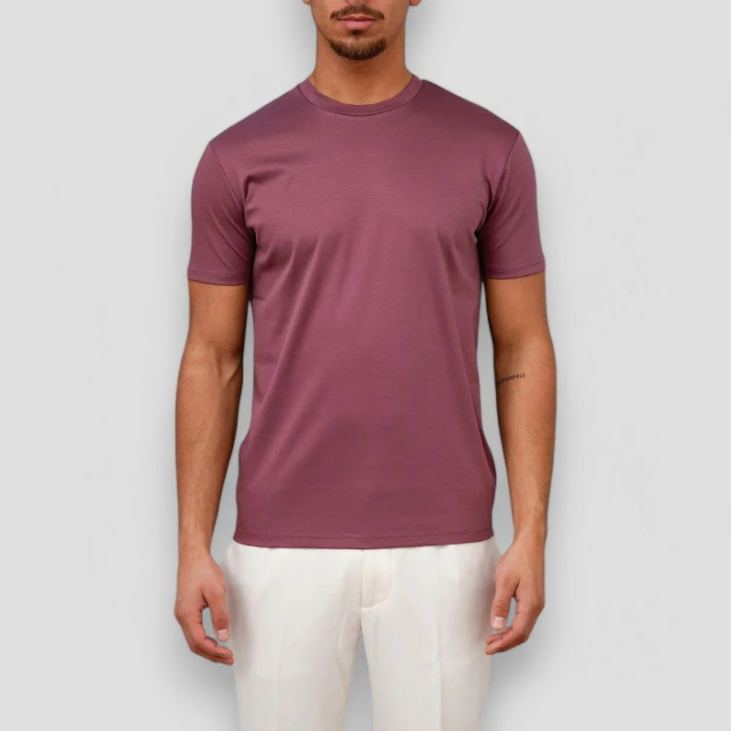 Herren leichtes lässiges T-Shirt | Kurzarm