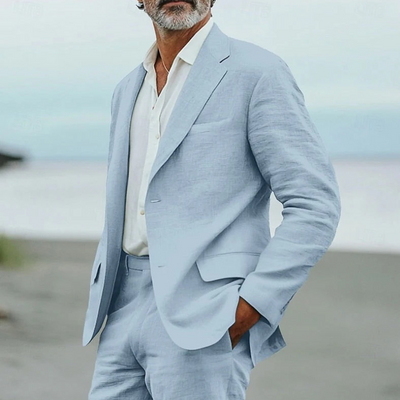 Herren leichtes Sommer-Set aus Blazer und Hose | Moderner