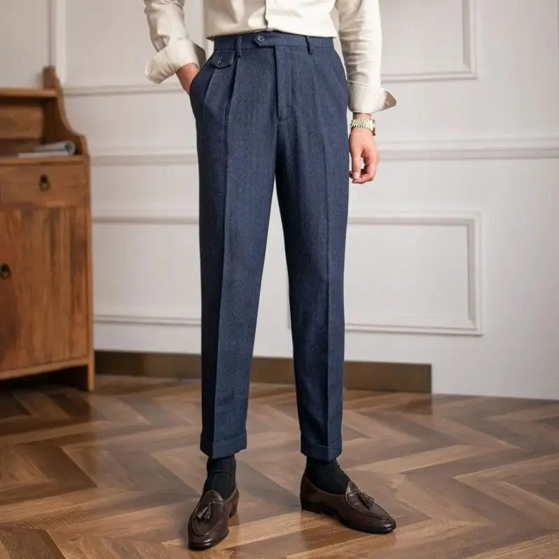 Herren moderne gerade Hose | Anzug