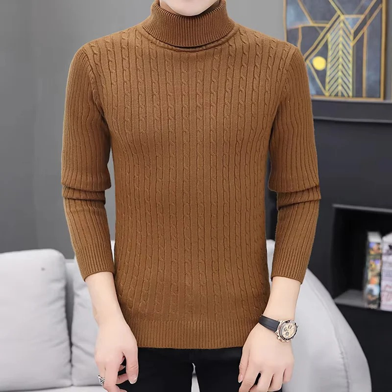 Herren Pullover mit schmaler Passform | Rollkragen