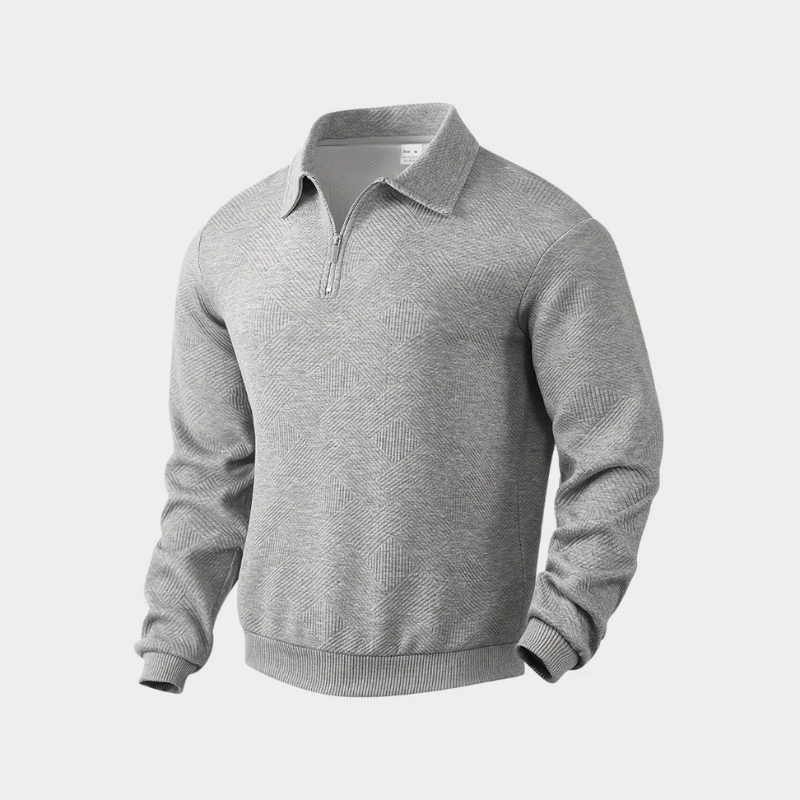 Herren stylischer warmer Pullover | reißverschluss