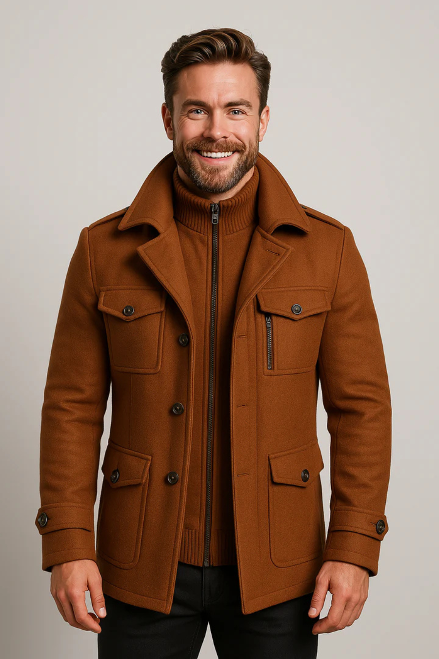 Herren trendige stylische Jacke | Warme